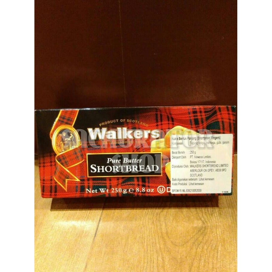 

Biskuit Walker Walkers Cookies Pure Butter Shortbread Biscuit 250 Gr Limited Edition