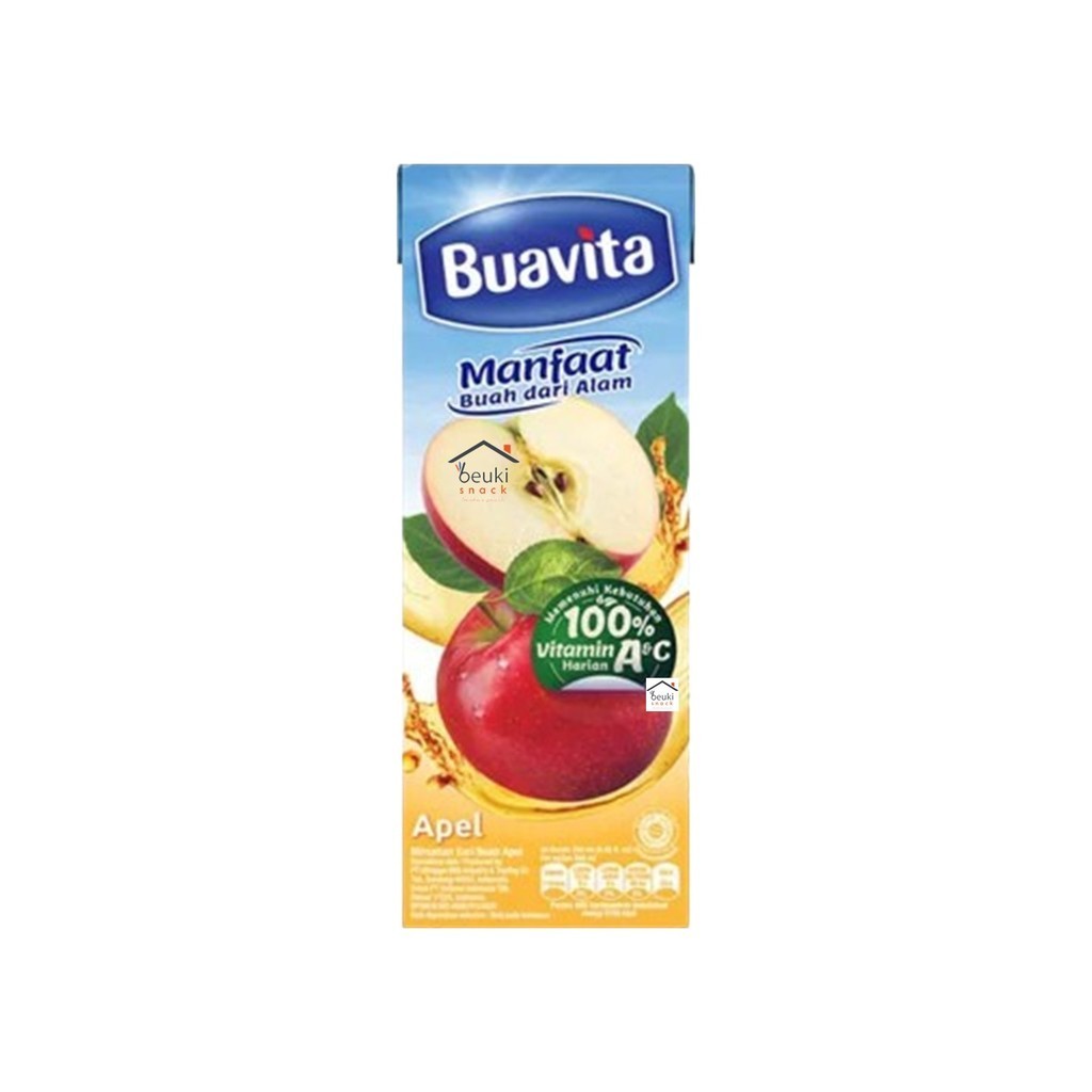 

Buavita Apel Minuman Buah Rasa Apel dengan Vitamin