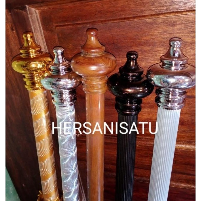 Besi Gorden JUMBO Rel Tiang Hordeng 1 s/d 2 Meter Full Set