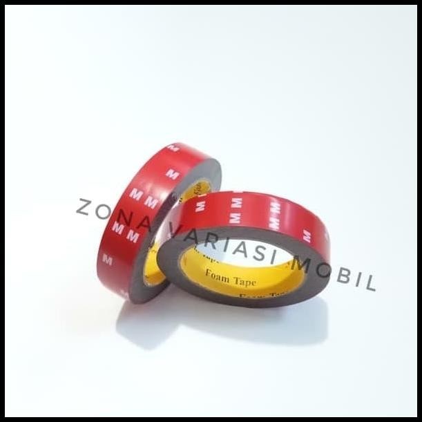 

HOT DEAL DOUBLE TAPE / PEREKAT 2 SISI MM 3M MERAH 24MM X 4.5 M TERMURAH