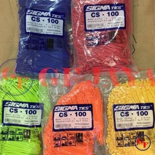 

Kabel Ties Sigma Cs 100 Isi 1000 5 Macam Warna Dipilih Saja Cable Tie Kualitas Premium