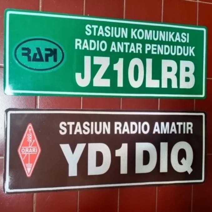 

Miliki - PAPAN CALLSIGN RAPI/ORARI - AKRILIK ~