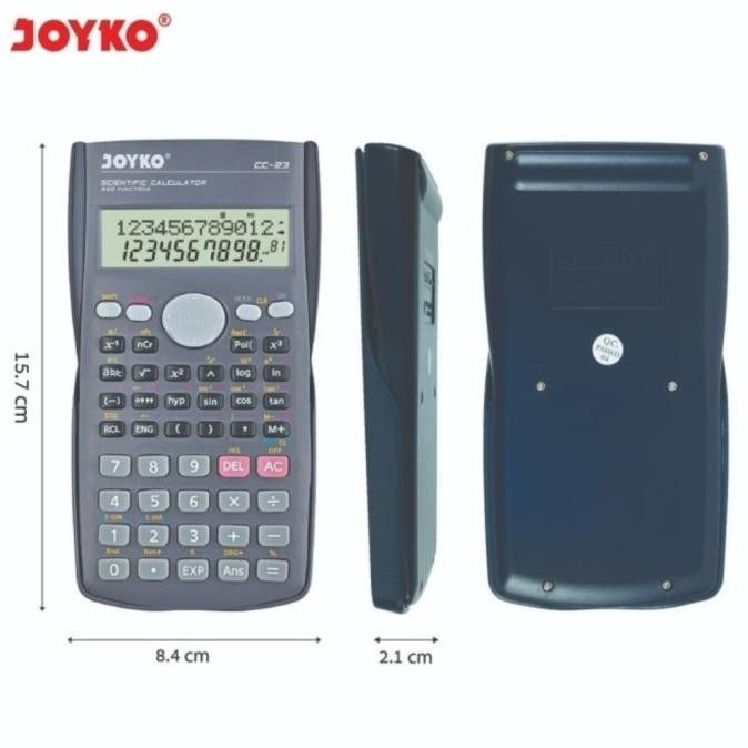 

Big Sale Kalkulator Ilmiah Warna JOYKO CC 23CO - Scientific Calculator CC-23 CO ,,