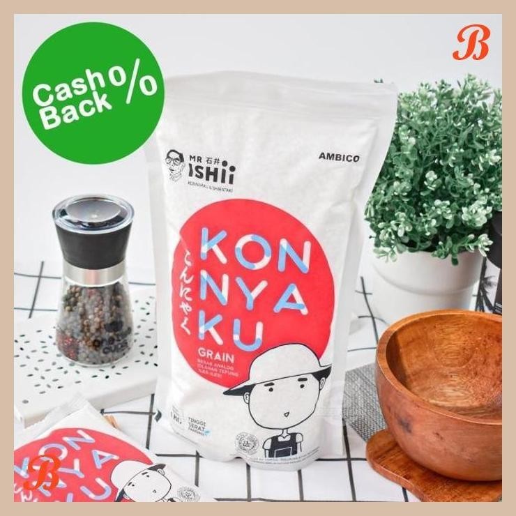 

| HOF | KONNYAKU RICE BERAS KONNYAKU 1 KG