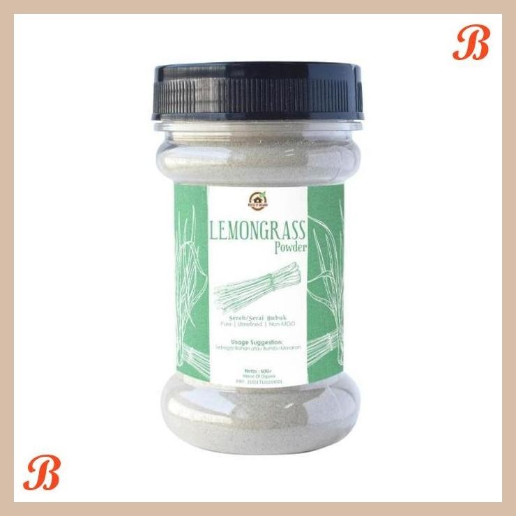 

| HOF | HOUSE OF ORGANIX LEMONGRASS POWDER ( SEREH SERAI BUBUK ) 60 GR
