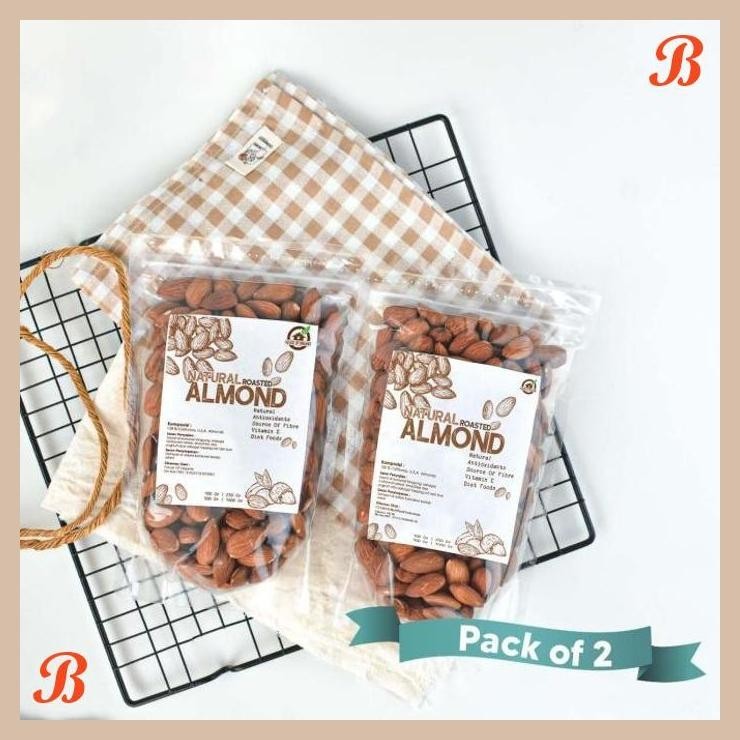 

| HOF | HOUSE OF ORGANIX PACK OF 2 ROASTED ALMOND 250 GR