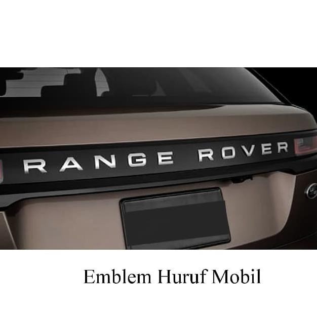 Model baru - Emblem Mobil Huruf Original Logam Metal asli size Besar (High Quality)