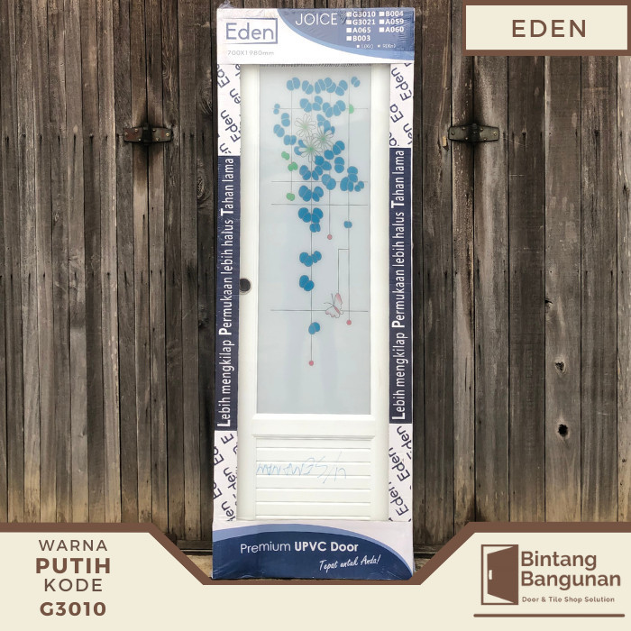 Terlaris Pintu Kamar Mandi UPVC Eden 70x198 G3010
