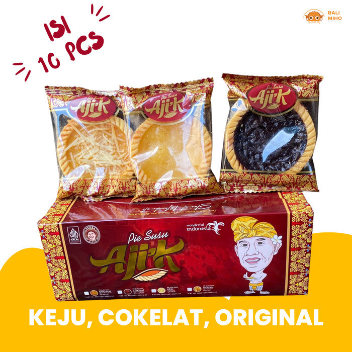

Pie Susu Ajik Asli Khas Bali - Pie Susu Ajik Krisna Rasa Campur / Mix