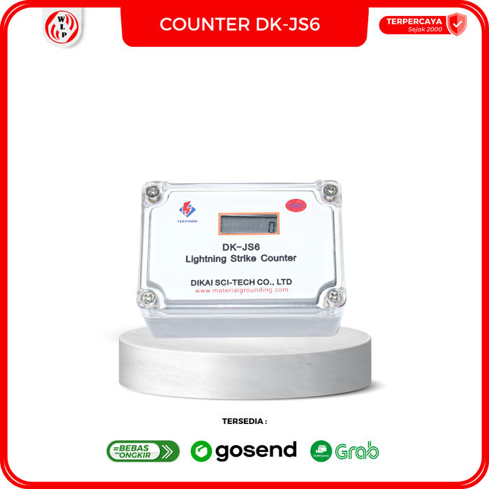 Lightning Strike Counter DK-JS6 Penghitung Sambaran Petir Digital