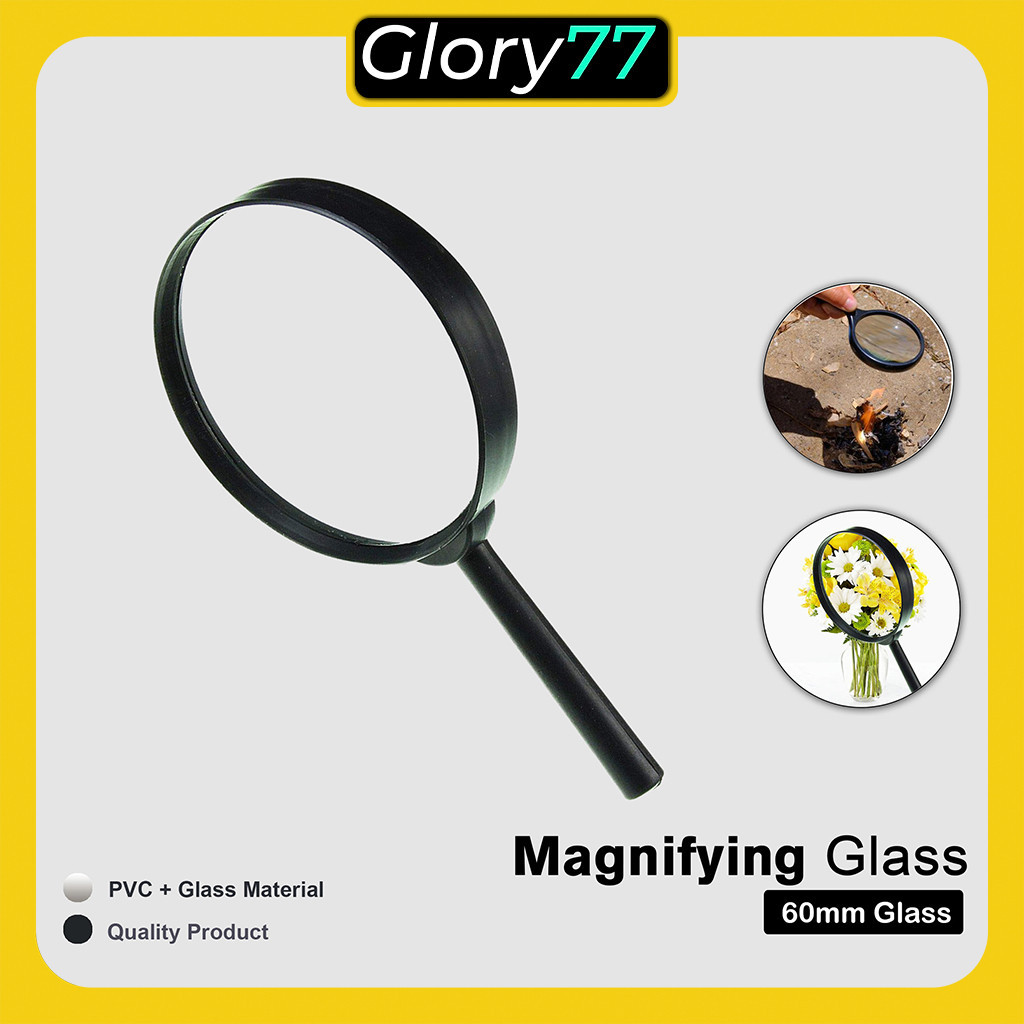 

Kaca Pembesar 90mm Loupe Magnifying Glass GR745