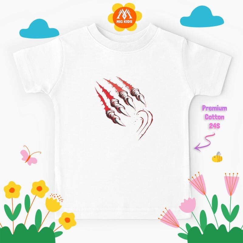 Baju Kaos Anak Logo beast,fanny beast Tiger fanny 551