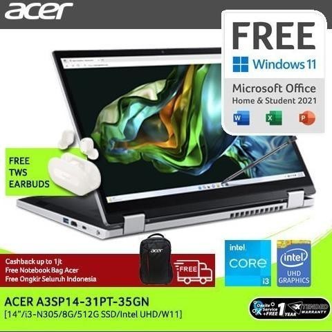 ( FREE STYLUS PEN & TWS BASEUS ) ACER ASPIRE 3 SPIN 14