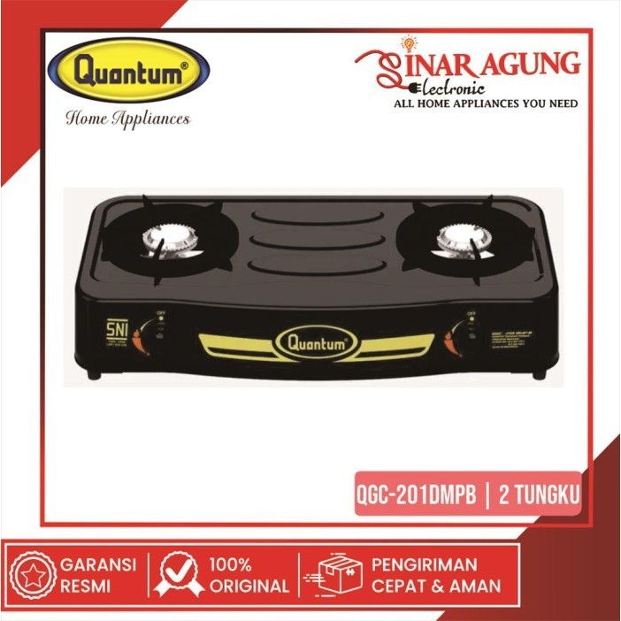Quantum Qgc 201 Dmpb Kompor Gas [2 Tungku]