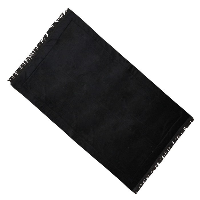 Sajadah Hitam Polos/ Sajadah Hitam /Sajadah Polos Hitam Banget