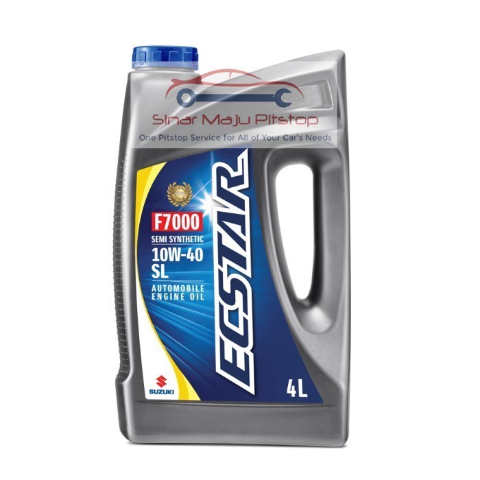 PELUMAS OLI MESIN MOBIL SUZUKI ECSTAR GENUINE OIL SGO 10W40 ORIGINAL