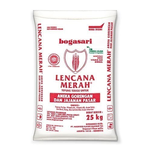 

Bettifer Tepung Terigu Lencana Merah 25 Kg / Terigu Lm 25 Kg