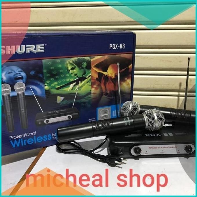 Mic wireless shure pgx 88 2mic 16novz3 sparepart