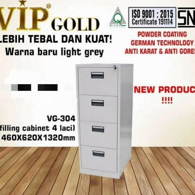 

Filing Cabinet 4Laci Vip Gold Vg-304 Free Ongkir Wilayah Jaktang Stok Terbatas