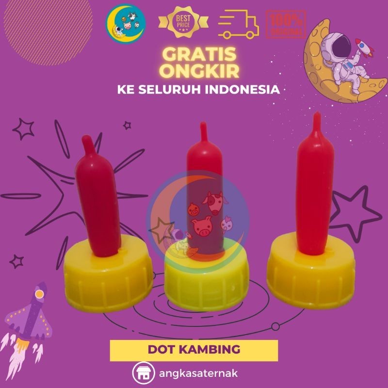 DOT KAMBING MERAH KUNING - DOT CEMPE - DOT ANAK KAMBING