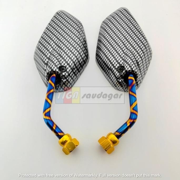 Miliki SPION CARBON MINI HONDA YAMAHA MODEL JUPITER BEAT FI SCOOPY VARIO