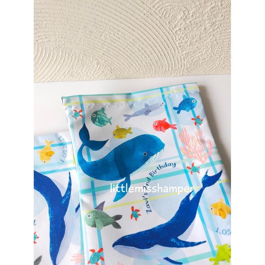 

Flash Sale Custom ransel serut drawstring goodie bag ulang tahun anak ~