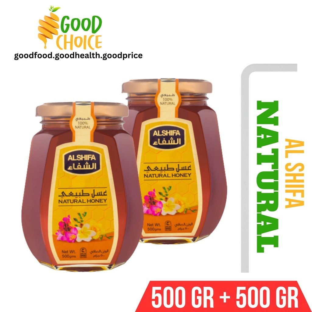 

MADU AL SHIFA NATURAL HONEY 500GR + 500GR - ORIGINAL