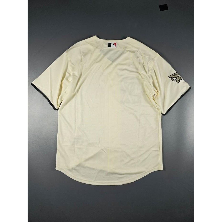 Baju Jersey Baseball Mlb Texas Rangers Cream Import Quality