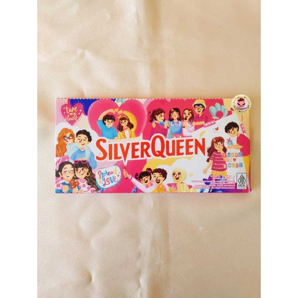 

EIU .SILVERQUEEN SPECIAL EDITION VALENTINE'S DAY ISI 2 COKLAT CASHEW 58GR (DS BGR) GAX
