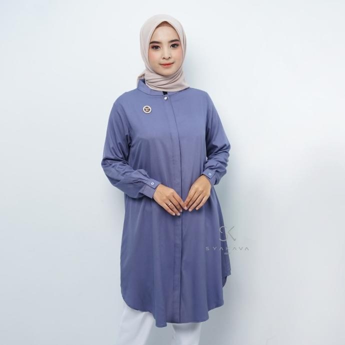 TUNIK POLOS ATASAN WANITA KATUN TWILL RAYON PREMIUM SERIES