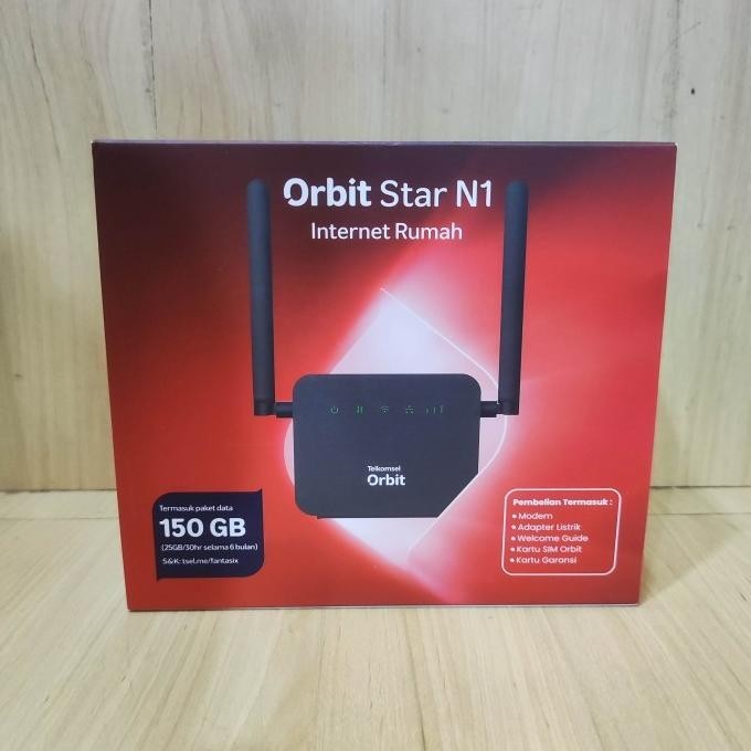 BARANG TERLARIS Modem Telkomsel Orbit Star N1 Bonus Internet Selama 6Bulan Total 150GB