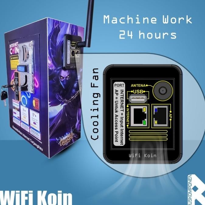 BARANG TERLARIS Wifi Coin Wifi Voucher Usaha Wifi
