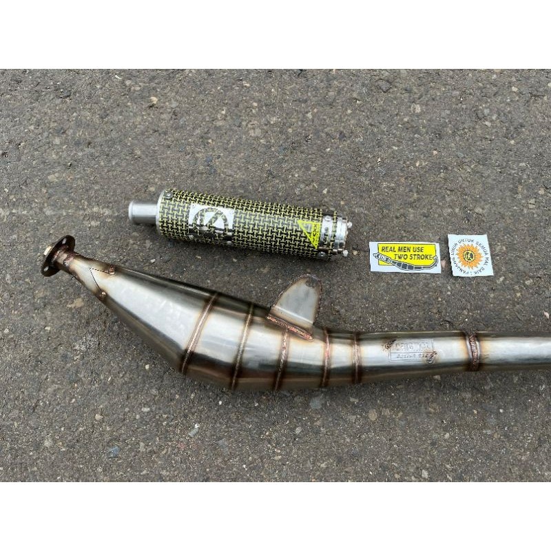 Knalpot Kolong Samping Yamaha F1ZR Force1 FIZR Original KY26