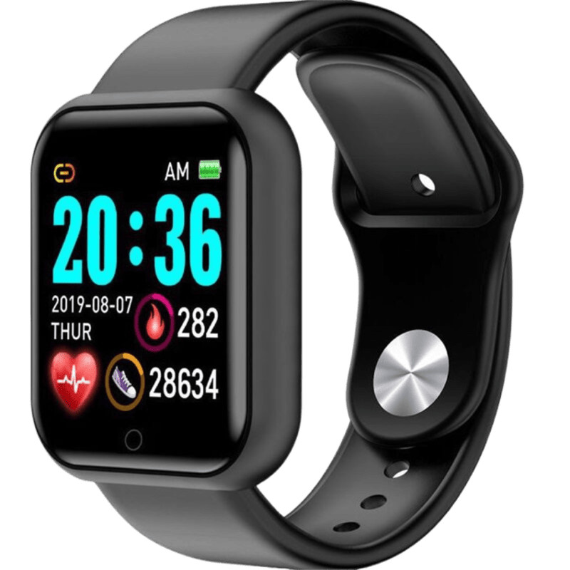 Smartwatch Jam Tangan Pria Jam Tangan Digital Black