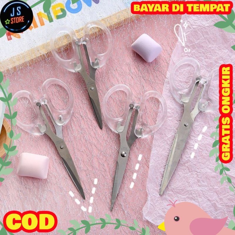 

SALE Gunting Kertas Anak Transparan - School Scissor Perlengkapan Kantor AD86