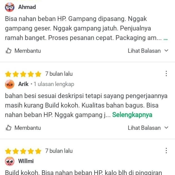 Terbaik holder hp motor besi ,.