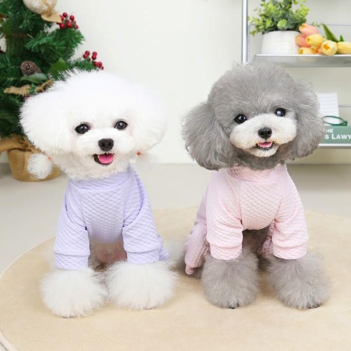 Baju Anjing Kucing Kecil Sedang Poodle Jumpsuit Piyama Anjing Premium
