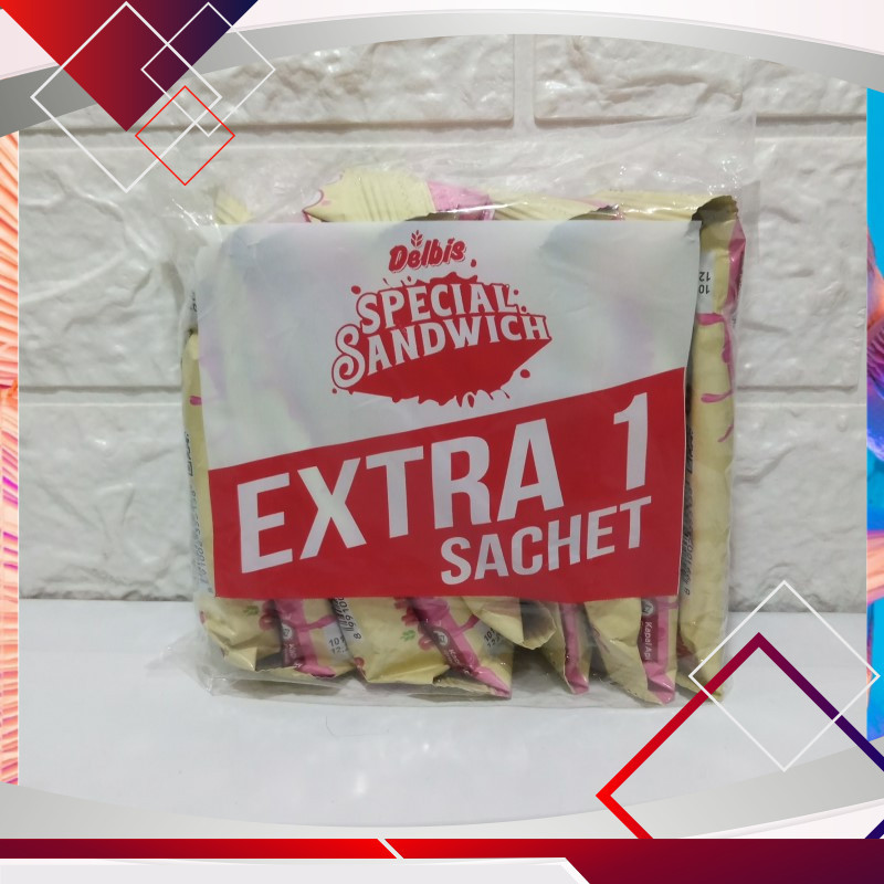 

Delbis Special Sandwich Dobel Pinkberry Isi 11pcs x 19,4gr .