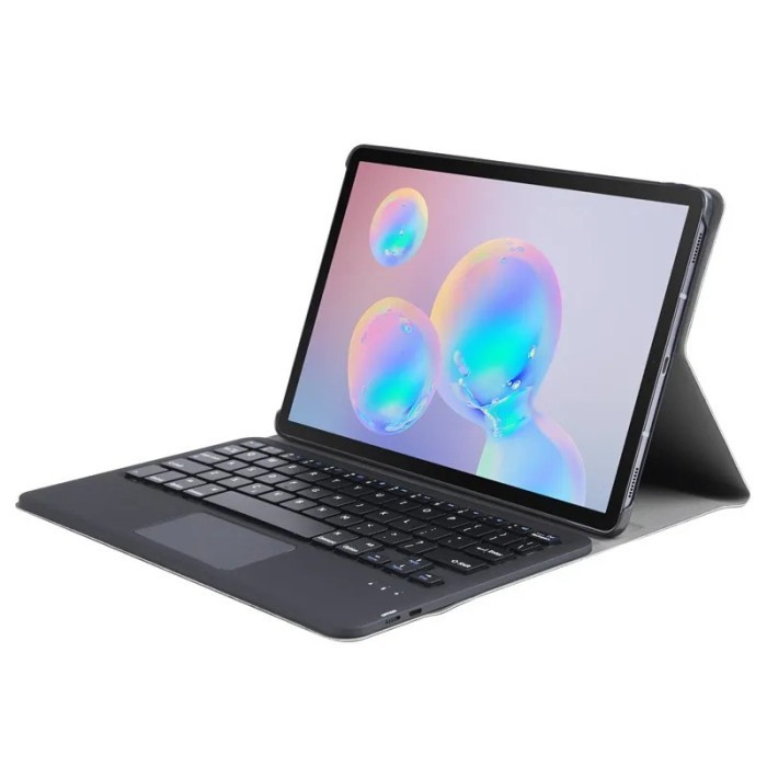 BARU-- Flip Case Keyboard Touchpad Samsung Galaxy Tab S6 Lite Casing Tablet