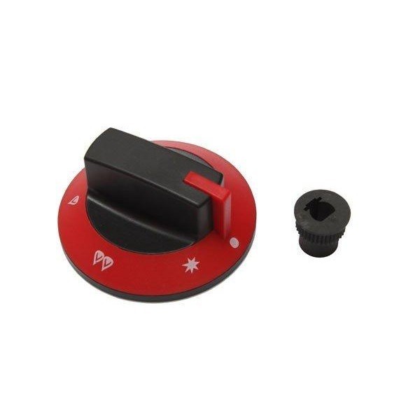 Knob Knop Putar Setel Putaran Setelan Tombol Merah Kompor Burner Oven Mesin Panggang Grill BBQ Ayam 
