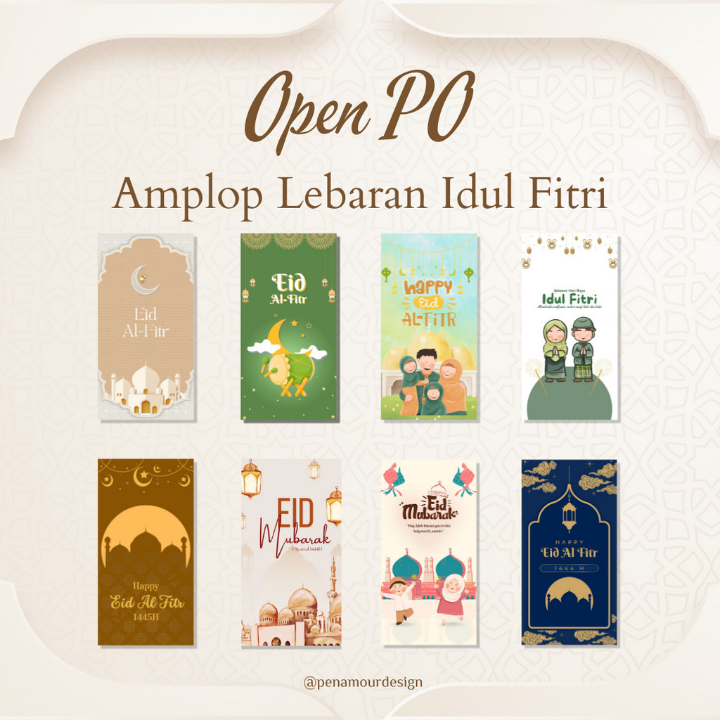 

AMPLOP LEBARAN HARI RAYA IDUL FITRI kekinian unik aesthetic kertas tebal premium 2024 / ANGPAU