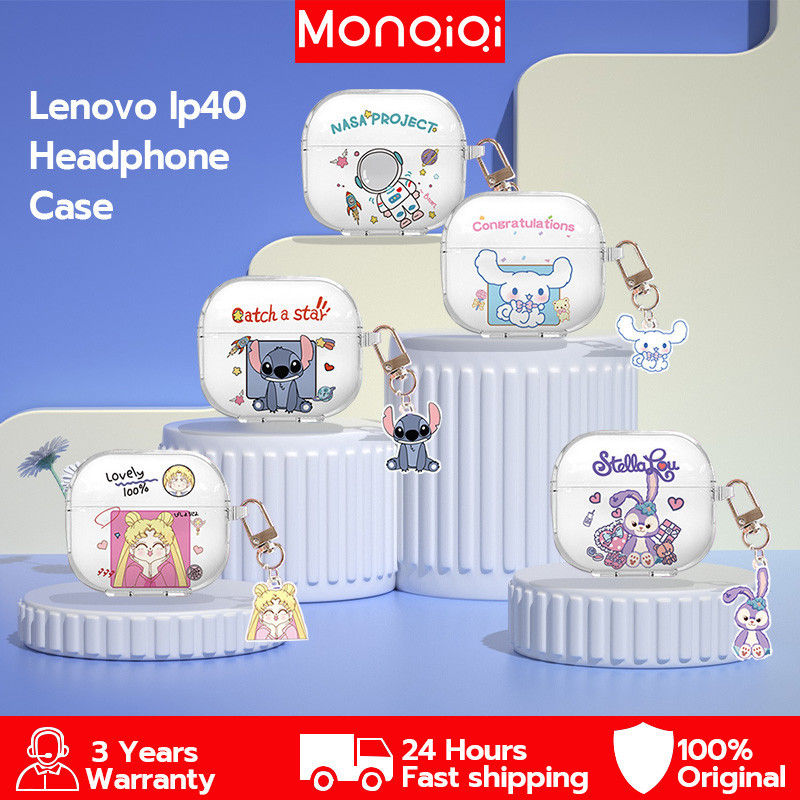 Lenovo LP40 pro Wireless Bluetooth Earphone Couple Shatter Protective Cover Case Pelindung Earphone