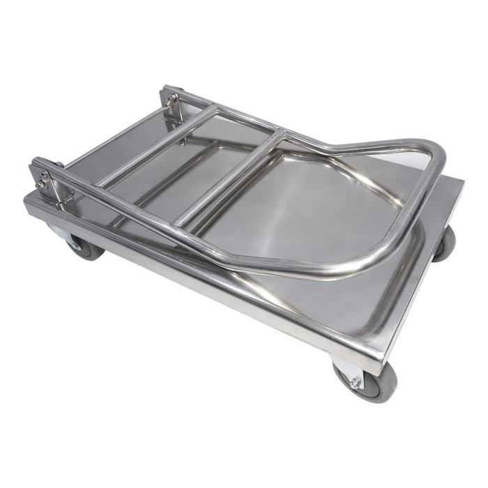 Foldable Trolley Trolley Barang Stainless Steel 500 Kg Mutu Fpt-500