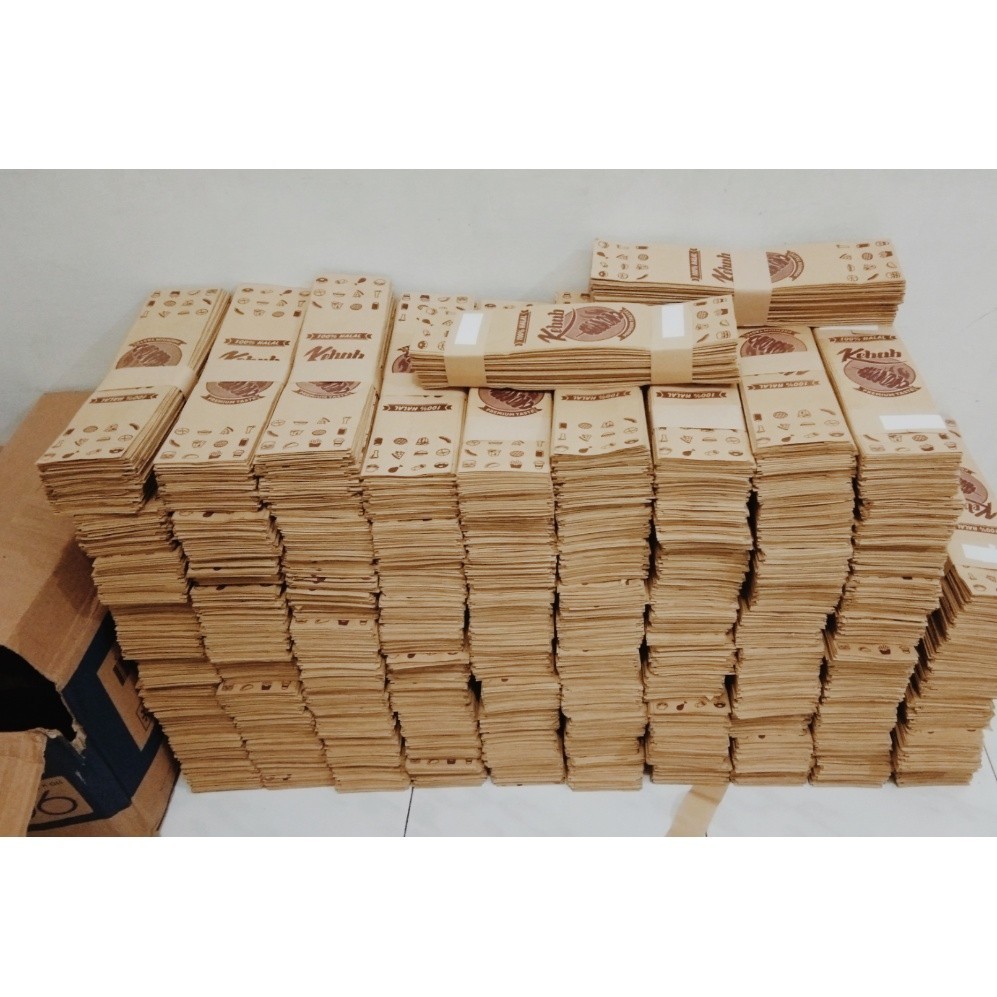 

Y6J BUNGKUS KEMASAN KEBAB COKELAT 100PCS WB5