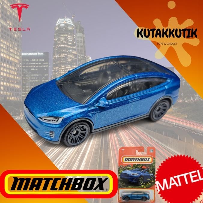 Matchbox Mobil Tesla Model X Tesla Edition