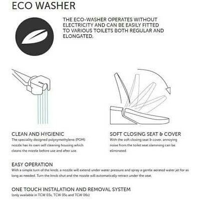 Tutup Closet Toto Eco Washer Tcw07S / Seat Cover Toilet Toto Tcw07S