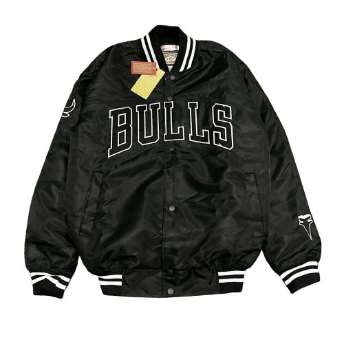 [LOOK STYLISH] Chicago Bulls Jaket Pria baseball varisity Full Bordir original / jaket vintage