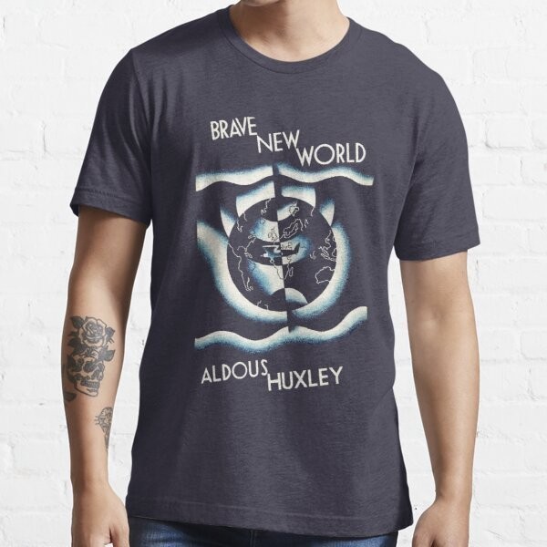 Baju Kaos Brave New World First Edition Book Cover