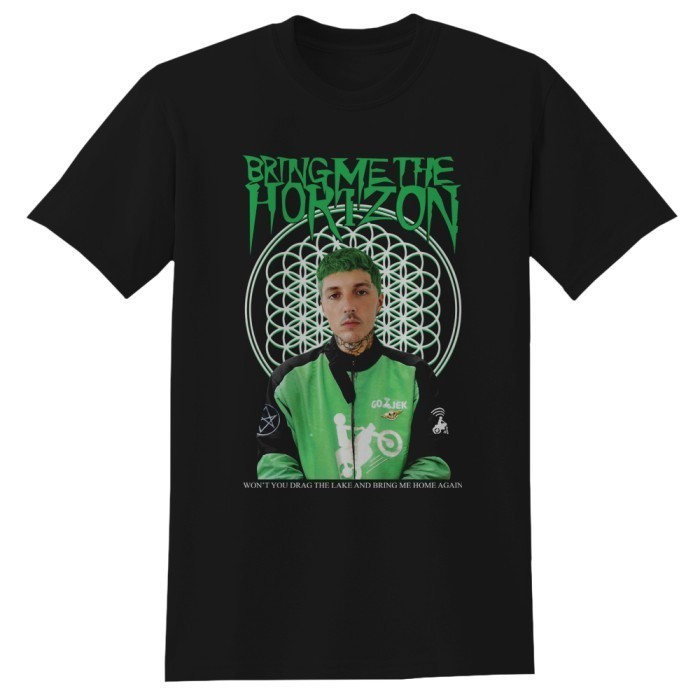 Baju Kaos Bring Me The Horizon Oliver Sykes Gojek Funny