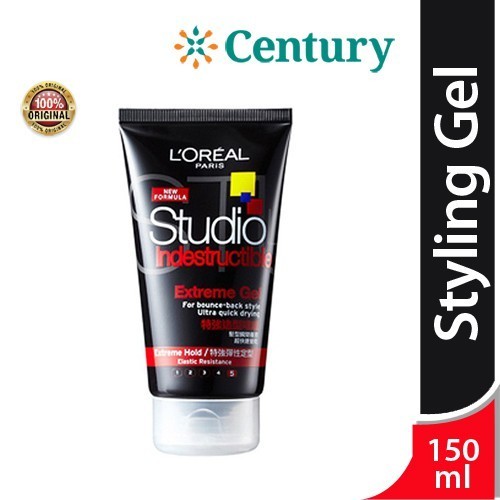 L'Oreal Studio Line Indestructible 150ml / Gel Rambut / Hair Styling Gel / Pomade Rambut / Hair Gel